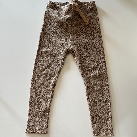 Leopard Print Kids Leggings - Picture 1 of 7